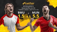FC Bayern Múnich vs. Manchester United FC: horario, TV, estadísticas, clasificación y pronósticos