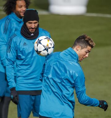 Benzema y Cristiano Ronaldo.