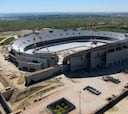 Continúan las obras en La Peineta: vistas aéreas del nuevo estadio