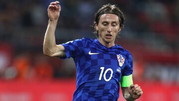 Modric, con Croacia.