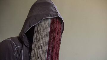 Ghanaian journalist Anas Aremeyaw Anas poses during an interview with AFP on June 12, 2018. 
 His latest investigative documentary called &#039;Number 12&#039; has lead to dissolution of the Ghana Football Association (GFA) and the resignation of the GFA 