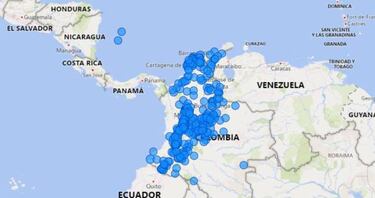 Mapa de casos y muertes por coronavirus por departamentos en Colombia: hoy, 17 de mayo