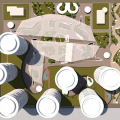 Nuevas imágenes del proyecto urbanístico que irá en Mestalla