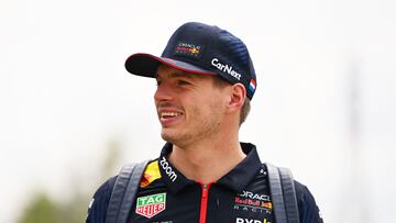 MONTREAL, QUEBEC - JUNE 15: Max Verstappen of the Netherlands and Oracle Red Bull Racing walks in the Paddock during previews ahead of the F1 Grand Prix of Canada at Circuit Gilles Villeneuve on June 15, 2023 in Montreal, Quebec.   Dan Mullan/Getty Images/AFP (Photo by Dan Mullan / GETTY IMAGES NORTH AMERICA / Getty Images via AFP)