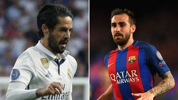 La afición prefiere a Alcácer que a Neymar y a Isco que a Bale