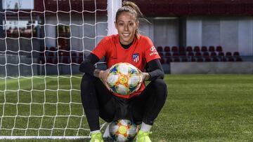 Lola Gallardo, jugadora del Atlético.