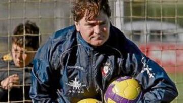 Camacho durante un entrenamiento