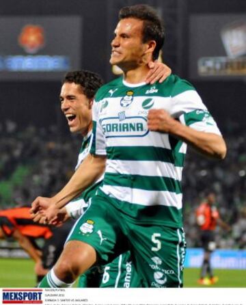 Aarón Galindo fue campeón del Clausura 2012 con Santos Laguna, club en el que estuvo del Apertura 2011 al Clausura 2013.