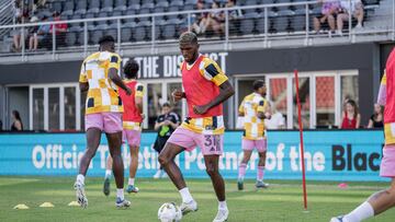 Two MLS players from DC United and Inter Miami got into a scuffle on the field during a game on Sunday with one player being accused of racial slurs.