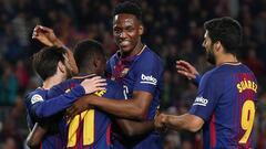 En imágenes el tercer partido de Yerry Mina en LaLiga con Barça