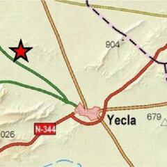 Seísmo de 1,6 de magnitud esta madrugada en Yecla