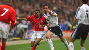 Inglaterra y Alemania disputaron el último partido en el viejo Wembley.
