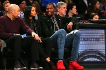 Kevin Durant, muy sonriente durante toda la primera jornada del All Star.