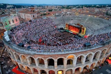 From gladiator fights in Roman times to opera concerts nowadays: This is the Verona Arena
