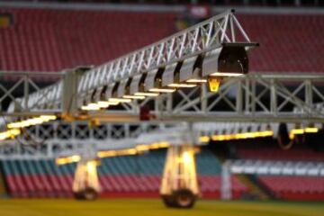 El Principality Stadium se prepara para acoger el próximo 3 de junio la final de la Champions League entre Real Madrid y Juventus.