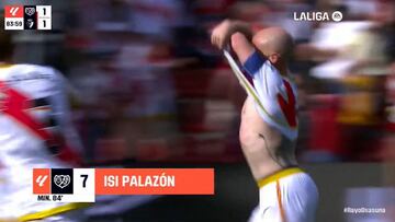 Su equipo en la zona límite e Isi hace esta barbaridad para que se caiga Vallecas