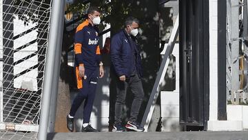 Javi Gracia, entrenador del Valencia.