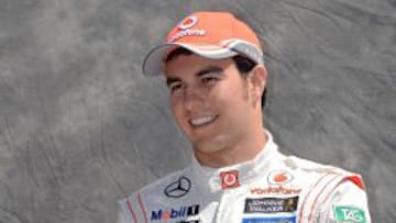 Segrgio P&eacute;rez, piloto mexicano de McLaren.