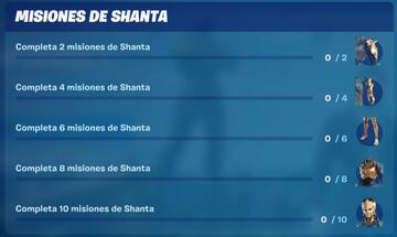 Misiones de Shanta