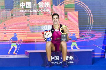 (Huelva, 26 años) puso fin a un calvario de siete meses por lesión en el pasado Open de Changzhou, en China, donde conquistó el título ante la taiwanesa Tzu Ying Tai. Esto es sólo el comienzo del camino a los Juegos Olímpicos, advirtió la onubense.