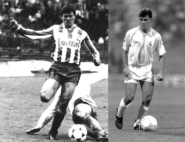 En 1987 fichó por el Atlético de Madrid, donde jugó dos temporadas. Y en 1989 ficha por el  Real Madrid donde permaneció también dos temporadas.