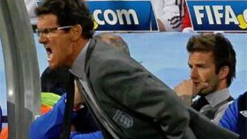 La prensa inglesa quiere acabar con Capello y señala a Beckham como posible relevo