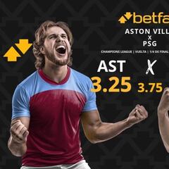 Aston Villa vs. PSG: horario, dónde ver, pronósticos y cuadro