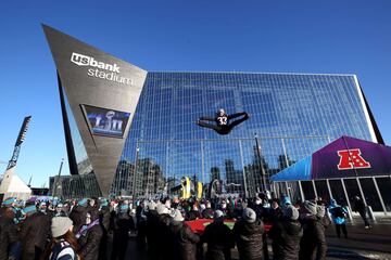 Las mejores imágenes de los fanáticos en el Super Bowl LII