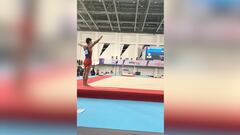 Así ganó Ángel Barajas el primer oro para Colombia en gimnasia