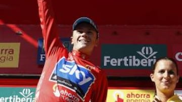 <b>MÁS SORPRESAS. </b>Froome, otro inesperado que viste el maillot rojo.
