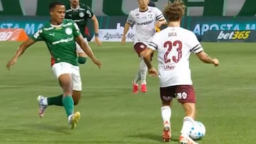 Este fue su aporte en la victoria 2-1 en la jornada 4 del Brasileirão.