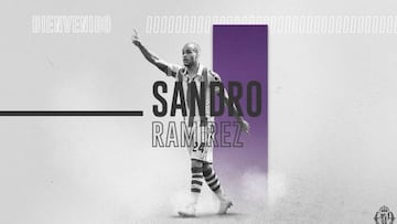 Oficial: Sandro Ramírez es nuevo delantero del Valladolid