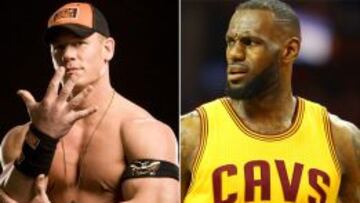 John Cena: "Jugaría al baloncesto con la cabeza de LeBron James"