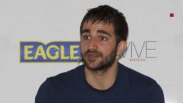 Ricky Rubio, durante la presentación de su VI Campus.
