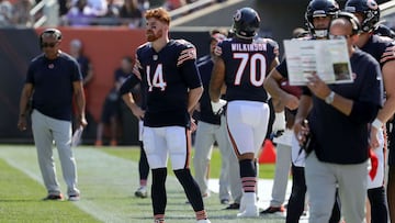 Dalton abandon&oacute; el juego entre Chicago y Cincinnati durante la primera mitad por una lesi&oacute;n y tras ser examinado se descart&oacute; una rotura de ligamentos.