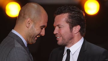 Guardiola con Matthaus.