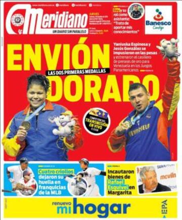Portadas de la prensa deportiva