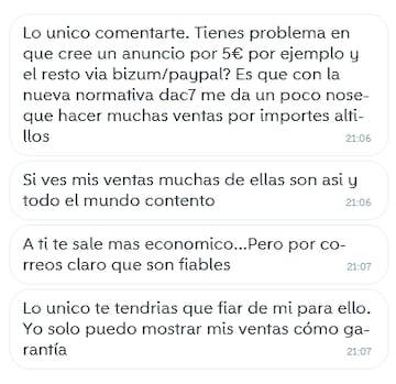 wallapop ventas libres impuestos