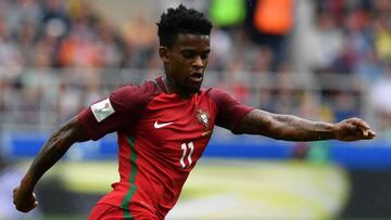Nelson Semedo con la selección de Portugal.