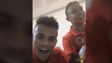 Luis Diaz y Luis Fernando Muriel festejaron desde la Selección Colombia el campeonato del Junior