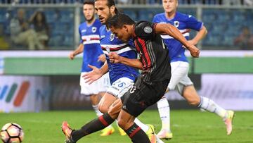 Gol de Bacca y partidazo de Muriel en Sampdoria 0-1 Milan