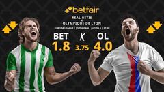 Real Betis vs. Olympique de Lyon: horario, dónde ver, pronósticos y clasificación
