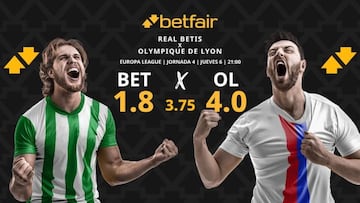 Real Betis vs. Olympique de Lyon: horario, dónde ver, pronósticos y clasificación