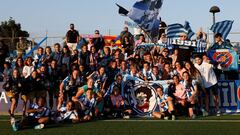 El Espanyol femenino, junto a su afici&oacute;n.