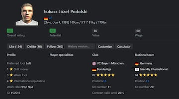 En la 2006-07 el jugador nacido en Gliwice, una importante ciudad del voivodato de Silesia, en la República de Polonia, fichó por el Bayern de Múnich en un traspaso que rondó los diez millones de euros.