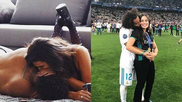 Neymar y Marcelo celebran el Día de los enamorados en Rusia.