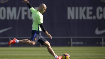 Mascherano recibe el alta y entra en la lista para jugar esta tarde