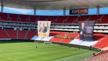 Rinden homenaje a Jorge Vergara con misa en el estadio