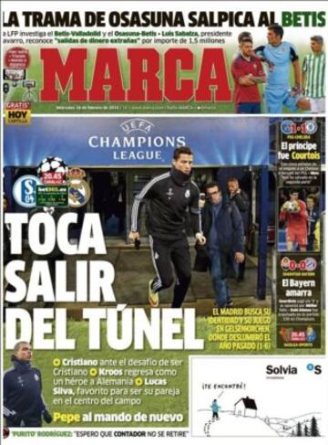 Portadas de la prensa deportiva