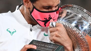 Así es la mascarilla de Rafa Nadal: reutilizable hasta 25 veces y en 10 colores